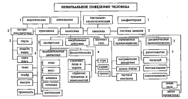 Схема невербальная коммуникация