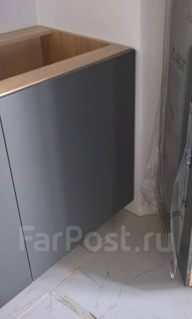 Фасад кухни МДФ сити арт темно серый матовый P003 недорого - Мебель во  Владивостоке