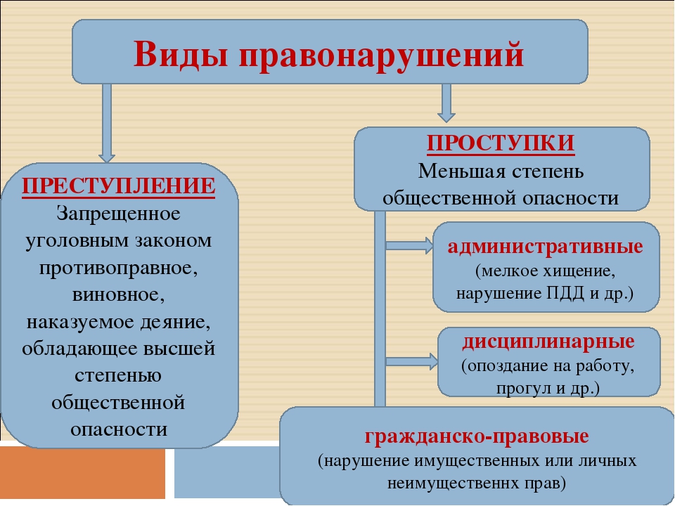Презентация правонарушение тгп