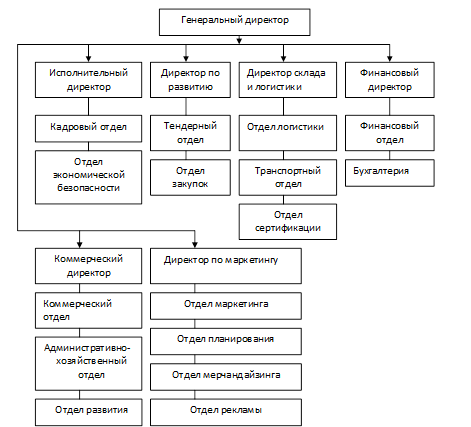 Рисунок 2.1. Организационная структура компании "Пятёрочка"Принципиально  важной составной - managersystem.ru