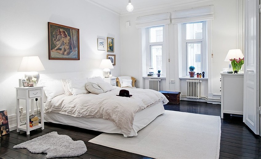 Скандинавский стиль в интерьере спальни: всё о правильном оформлении