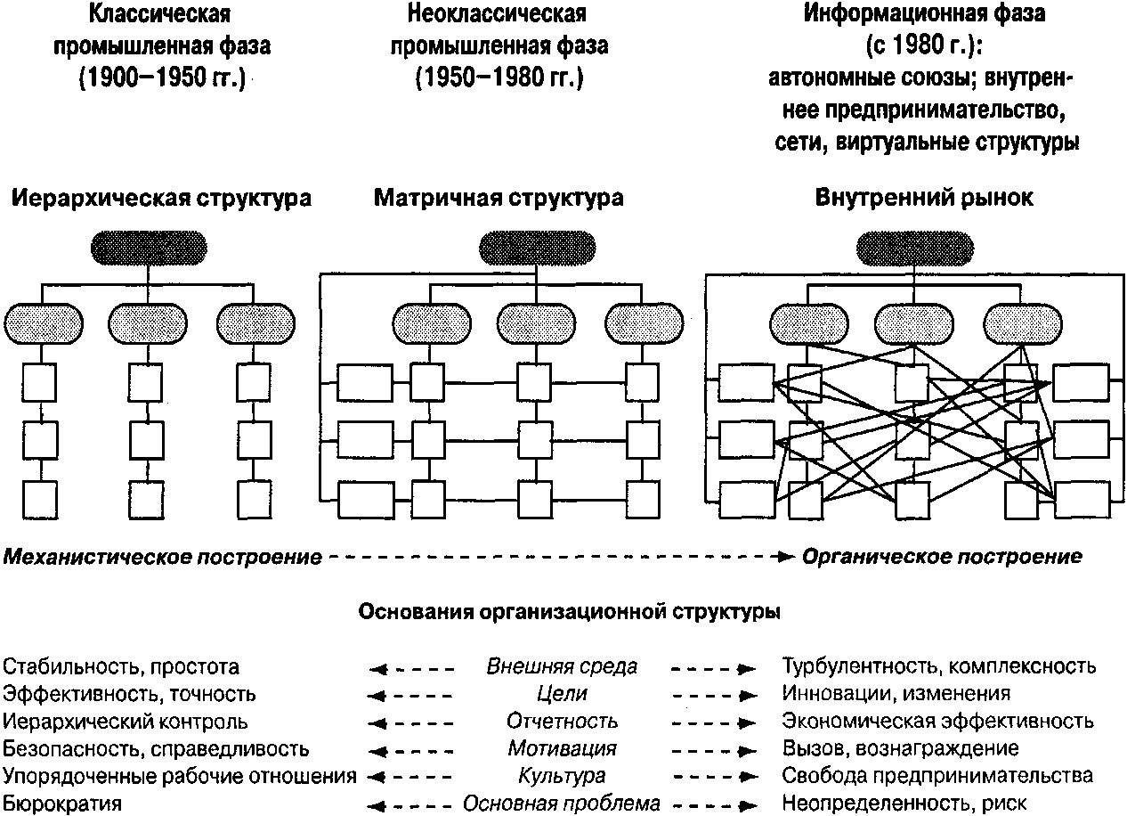 Вид организационной структуры управления проектом