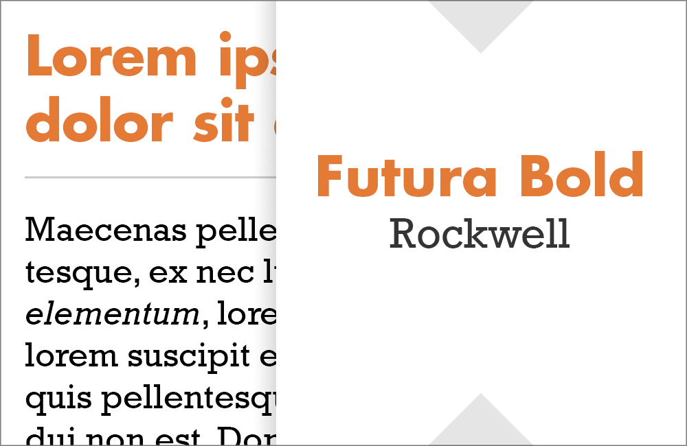 Futura и Rockwell