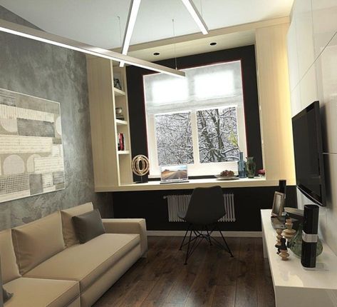 Дизайн 2-х комнатной малогабаритной квартиры | Дизайн, Квартирные ...