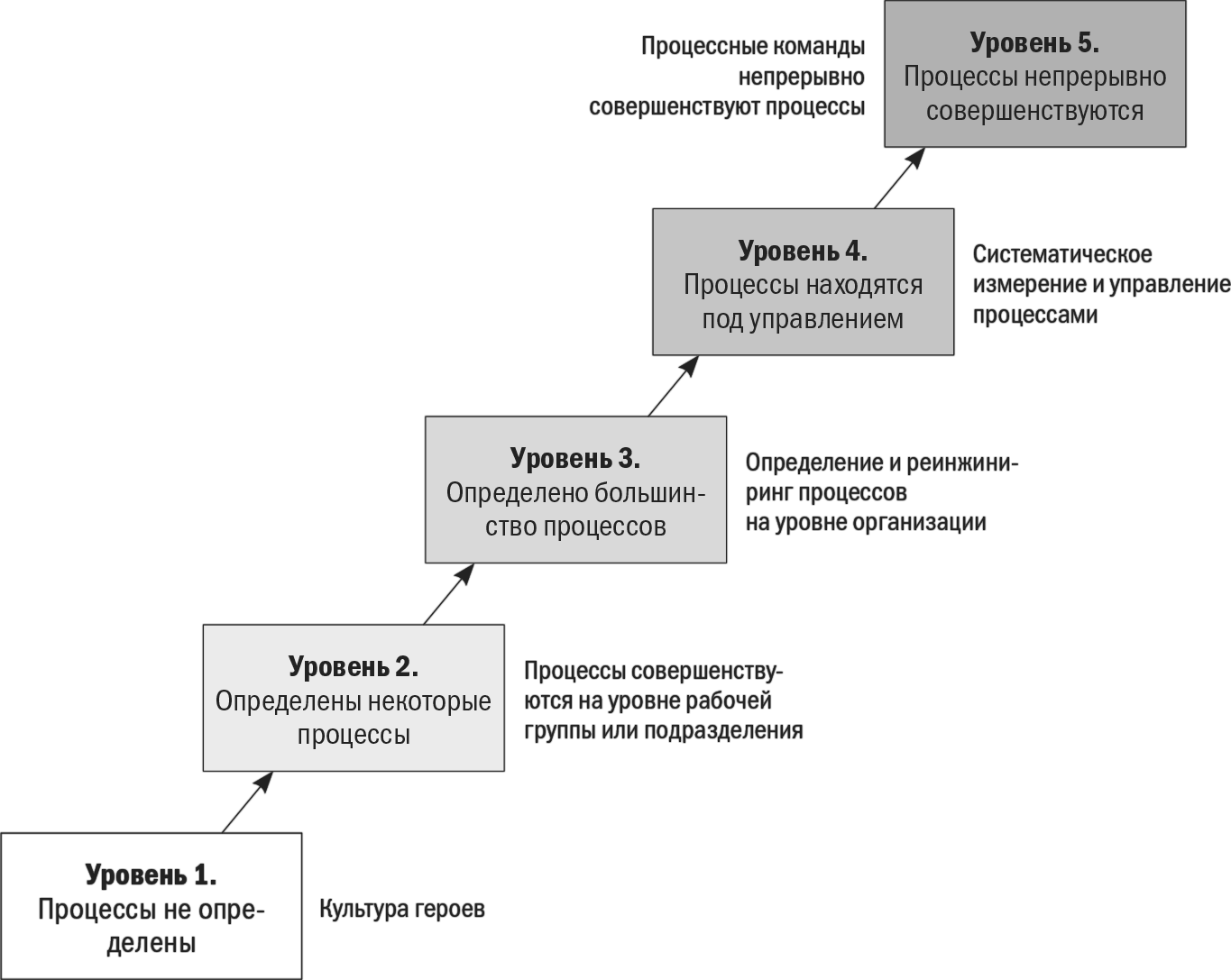 Уровни управления бизнесом. Уровни процессной зрелости. Уровни процессной зрелости компании. Уровни зрелости процессного управления. Уровни зрелости управления бизнес процессами.