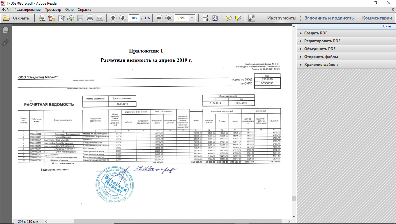 Приказ 52н с изменениями