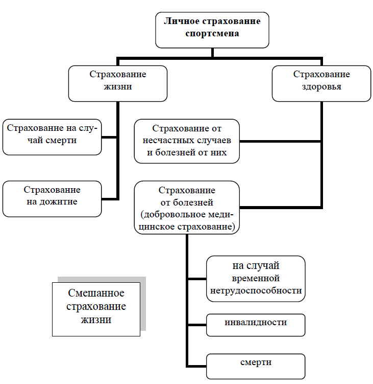 Риски страхования жизни и здоровья. Виды личного страхования. Виды страхование спортсменов. Виды секций страхования. Условия страхования спортсменов