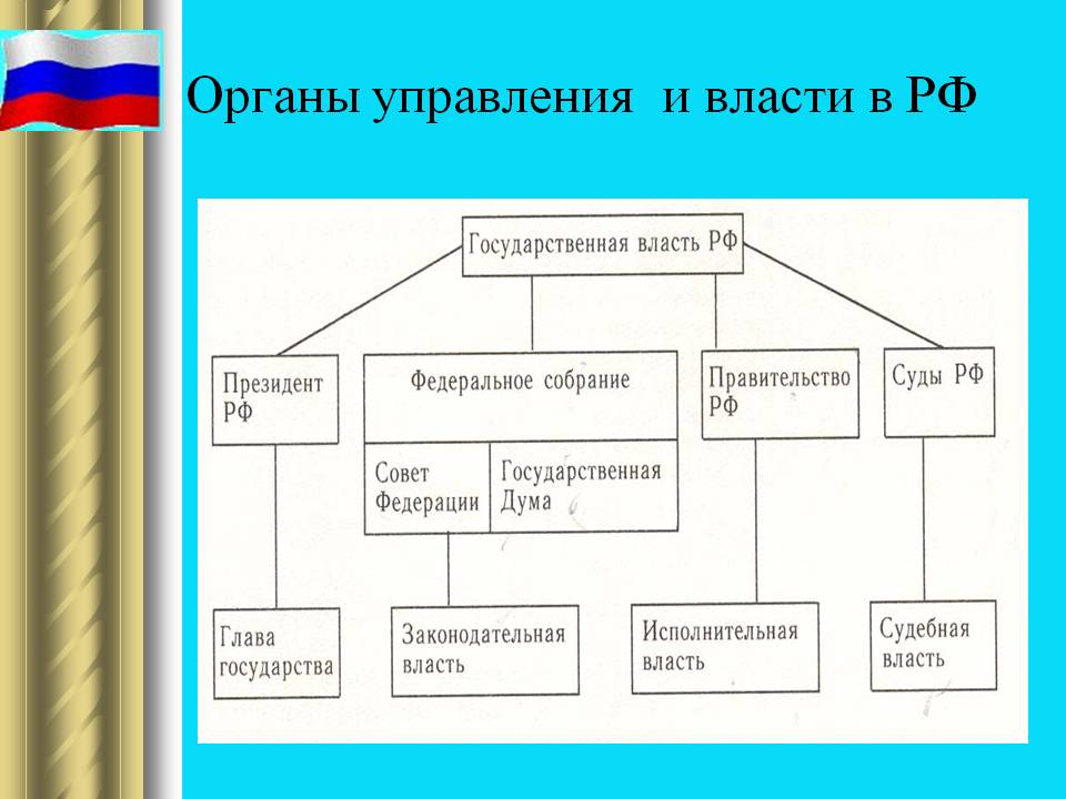 Система органов власти и управления рф