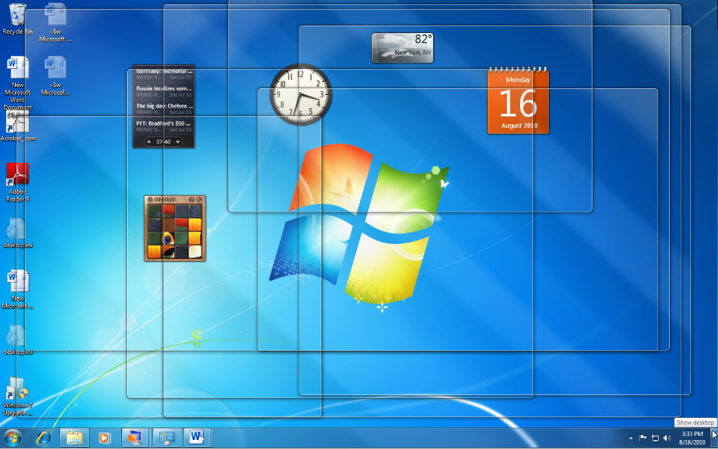 Функция компьютер windows. Windows Aero. Интерфейс Aero. Aero Peek Windows 7. Интерфейс Aero Windows 7