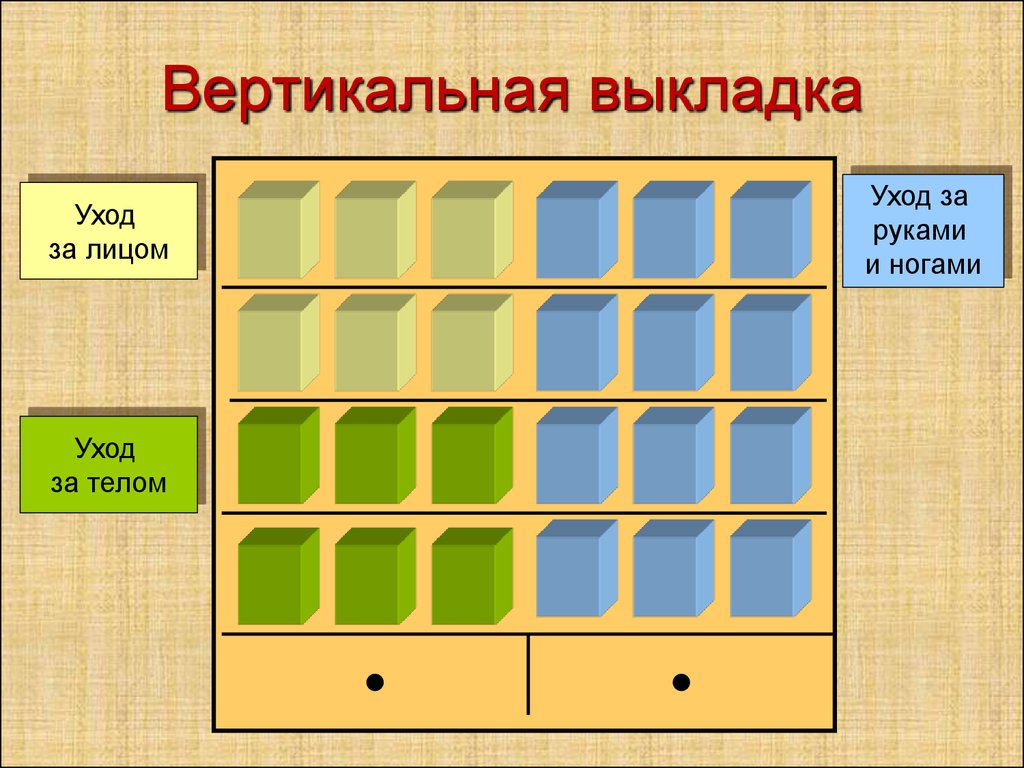 Выкладка товара образец