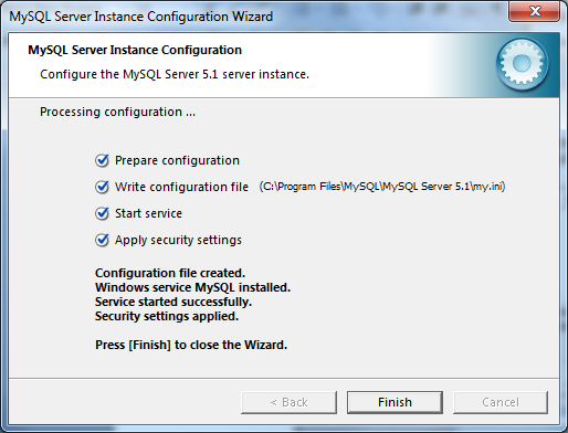 Apply security settings