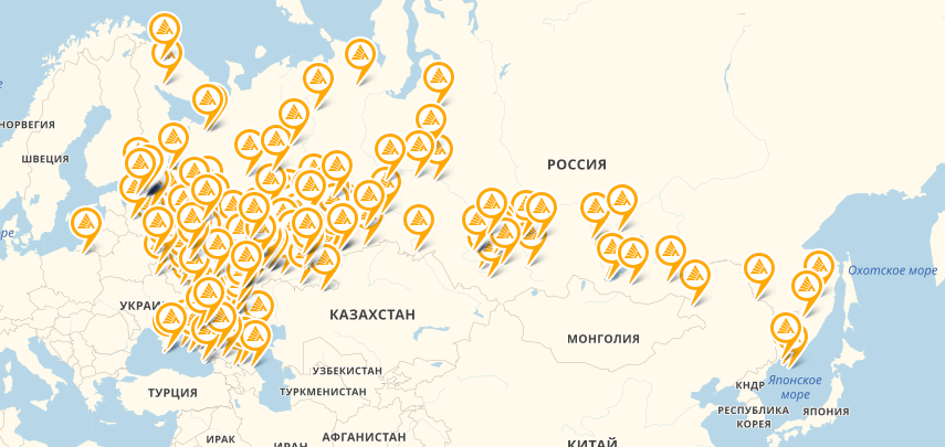 Пэк карта терминалов