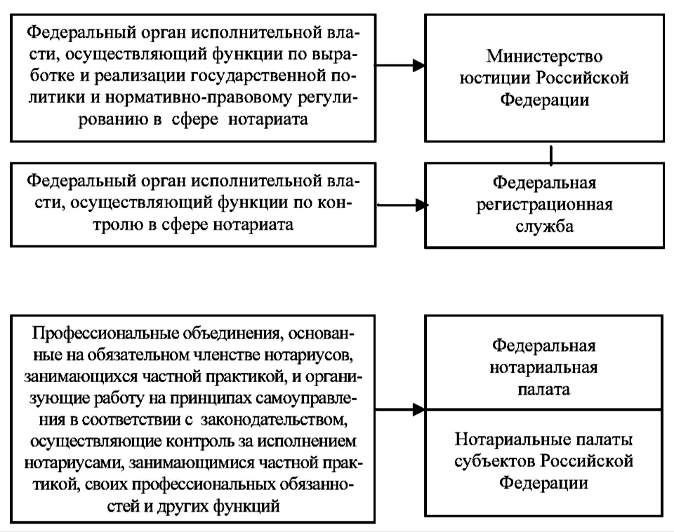 Органы нотариата рф. Структура нотариата. Нотариат схема. Система органов нотариата. Государственный нотариат функции.