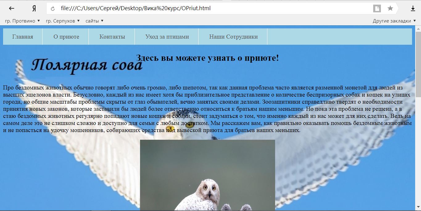 C:\Users\Сергей\Desktop\О приюте.JPG