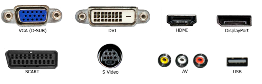 разъемы для мониторов