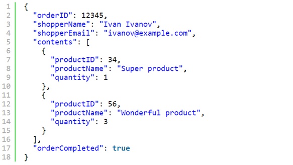 Json схема как составить