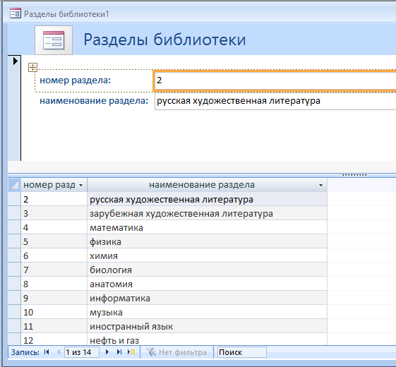 Курсовая работа по теме Разработка базы данных библиотеки