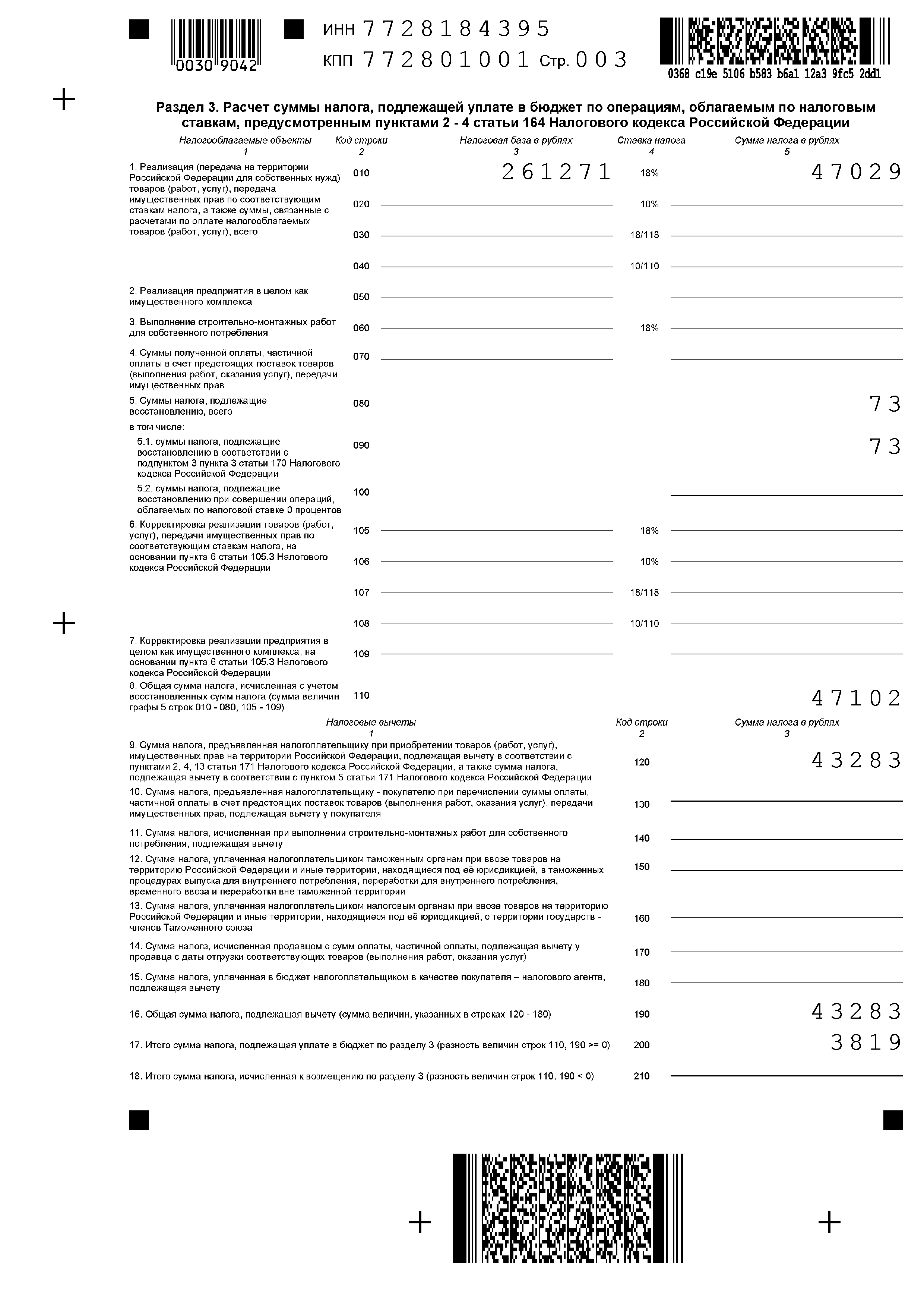 Строка 080 ндс. Декларация НДС строка 080. Декларация 3 НДФЛ. Заполнить декларацию 3 НДФЛ. Код ошибки 1 в декларации по НДС ответ в налоговую.